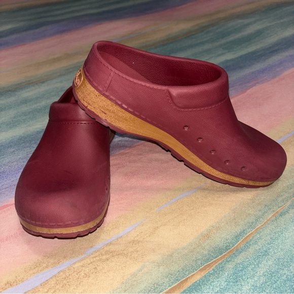 DANSKO Kane Shoes EU 38 Block Heel Slip On Mules Molded EVA Clog - Picture 4 of 10